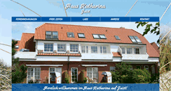 Desktop Screenshot of haus-katharina-juist.de